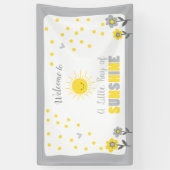 A Ray of Sunshine Baby shower Achtergrond Banner S (Verticaal)