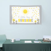 A Ray of Sunshine Baby shower Achtergrond Banner S (Beurs)