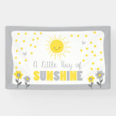 A Ray of Sunshine Baby shower Achtergrond Banner S (Horizontaal)