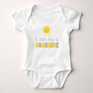 A Ray of Sunshine Baby shower Baby Creeper Sun Romper