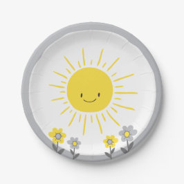 A Ray of Sunshine Paper Borden Little Sunshine Sun Papieren Bordje