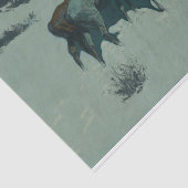 A Reconnaissance by Frederic Remington Tissuepapier (Detail)