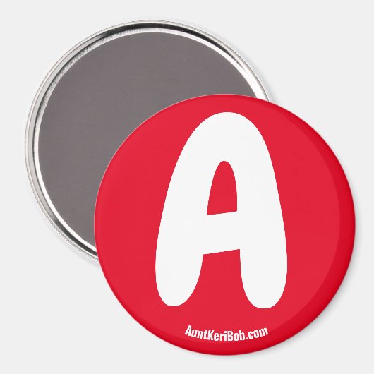 A Red Refrigerator Magnet (Voorkant / Achterkant)