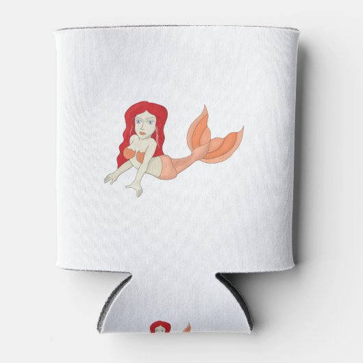 A Redhead Mermaid Blikjeskoeler (Voorkant)