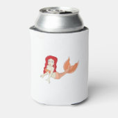 A Redhead Mermaid Blikjeskoeler (Blikje Achterkant)