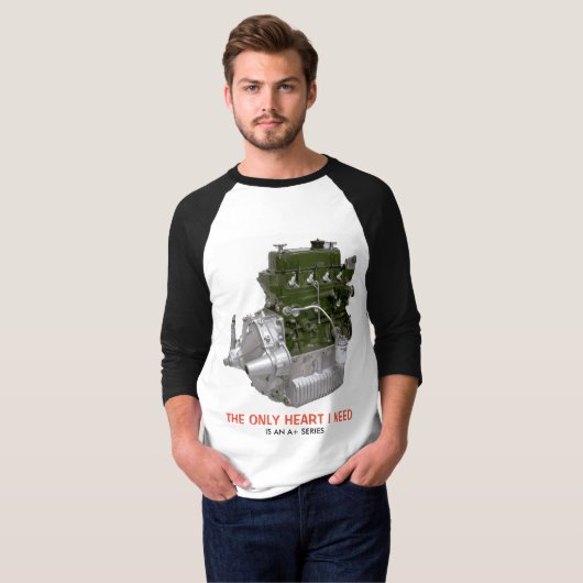 A+-reeks motor T-shirt (Voorkant volledig)