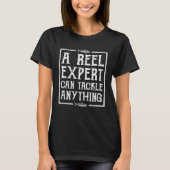 A Reel Expert Can Tackle Anything Fishing T-shirt (Voorkant)