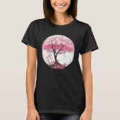 A Refreshing and Enchanting Cherry Blossom Globe T-shirt (Voorkant)