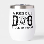 A rescue Dog Steal My Heart Dog Lover Design (Voorkant)