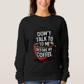 A retro style coffee mug, T-Shirt (Voorkant)