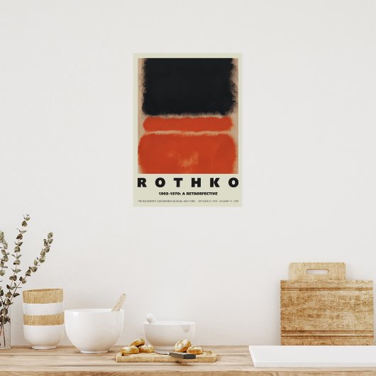 A Retrospective 2 Poster (Keuken)