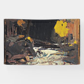 A River, Fine Art beroemd gemaakt door Tom Thomson Spandoek (Horizontaal)