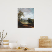 A River Glimpse (CA. 1843-50) Poster (Keuken)