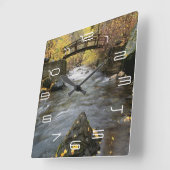 A River Running Through American Fork Canyon Vierkante Klok (Hoek)