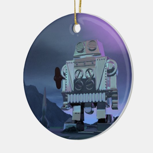 A Robot Moon Walker Ornament (Links)