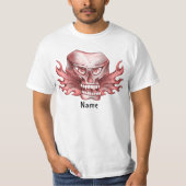 A Rock Skull Biker T-Shirt (Voorkant)