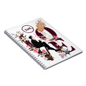 A romantic personalized Valentine’s Day Notitieboek (Rechterzijde)