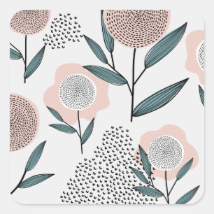 A ROOS VIERKANTE STICKER