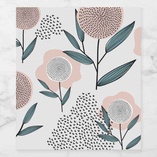 A ROOS WIJN ETIKET (Enkel label)