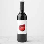 A ROOS WIJN ETIKET (Voorkant)