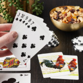 A Rooster Pokerkaarten (Insitu)