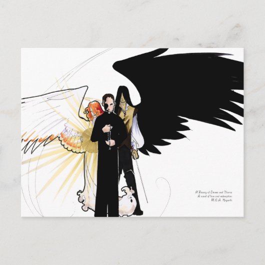 A Rosary of Stones and Thorns Briefkaart (Voorkant)