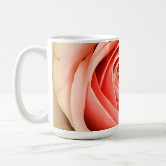 A rose and a butterfly koffiemok (Links)