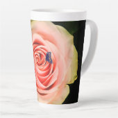 A rose and a butterfly latte mok (Rechterhoek)