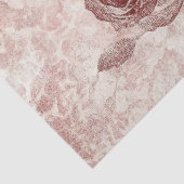 A Rose and Lace Serie Ontwerp #10 Tissuepapier (Detail)