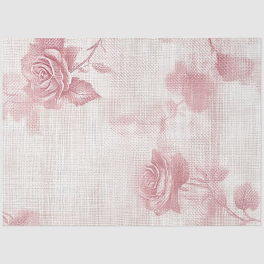 A Rose and Lace Series Design #7 Tissuepapier (Voorkant)