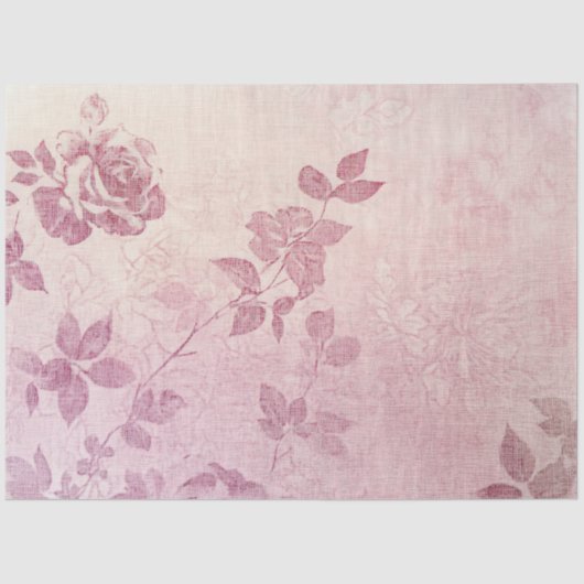 A Rose and Lace Series Design #8 Tissuepapier (Voorkant)