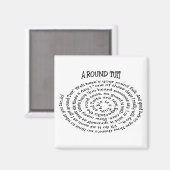 A Round Tuit Magnet (Voorkant / Achterkant)