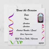 A Royally Rockin 'New Year's Eve Party - SRF Kaart (Achterkant)