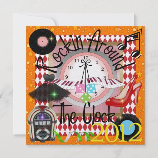 A Royally Rockin 'New Year's Eve Party - SRF Kaart (Voorkant)