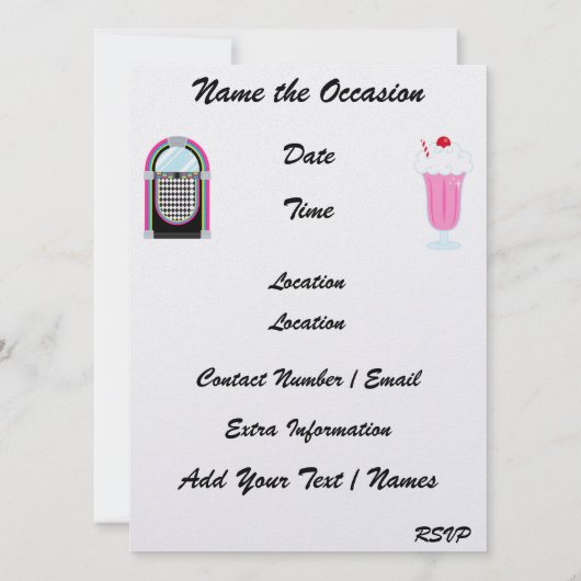 A Royally Rockin' Party 2 beroemd gemaakt door SRF Kaart (Achterkant)