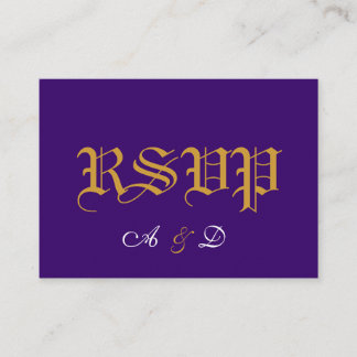 A, RSVP, INFORMATIEKAARTJE