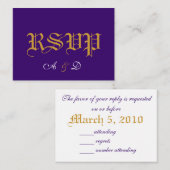 A, RSVP, INFORMATIEKAARTJE (Voorkant / Achterkant)