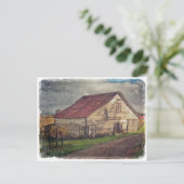 A Rustic Barn Briefkaart (Staand voorkant)