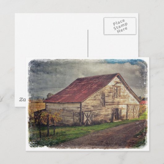 A Rustic Barn Briefkaart (Voorkant / Achterkant)