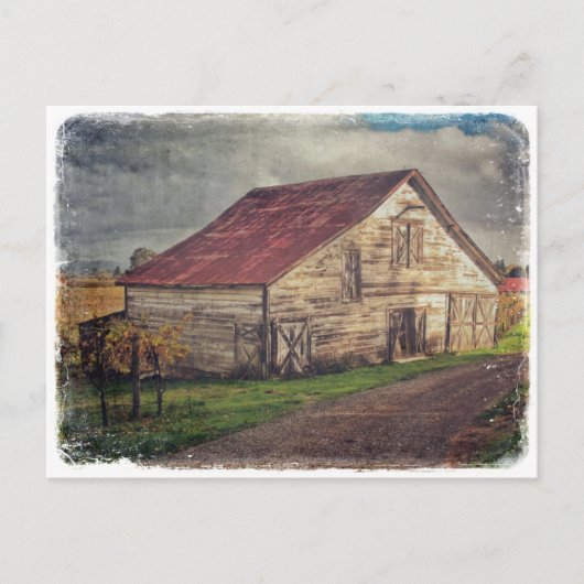 A Rustic Barn Briefkaart (Voorkant)