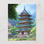 A Rustic Pagoda Briefkaart (Voorkant)