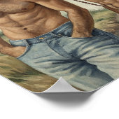 A Rustic Study in Shared Male Desire Poster (Hoek)