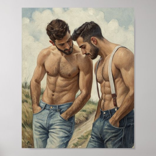 A Rustic Study in Shared Male Desire Poster (Voorkant)