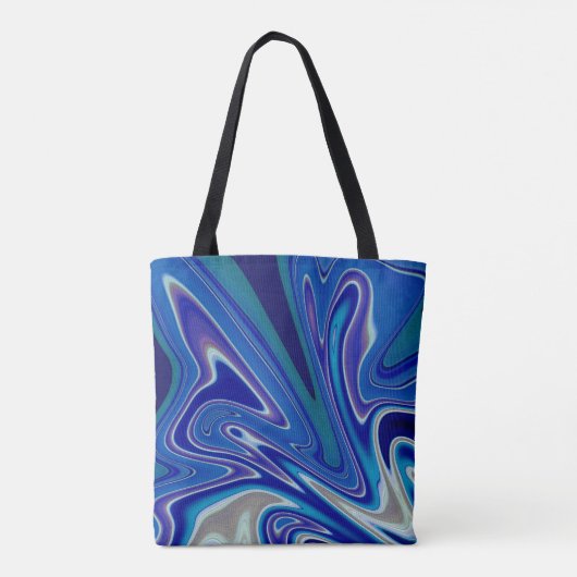 A S plash of Blue Tote Bag (Achterkant)