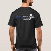 A.S.S.I. Skydiver - Safety Third T-shirt (Achterkant)