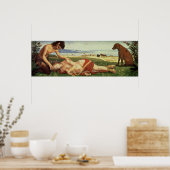 A Satyr Mourning over a Nymph, c.1495 Poster (Keuken)