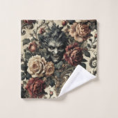 A Savage Sanctum - Gotisch Victoriaans Bad Handdoek (Wasdoekje)