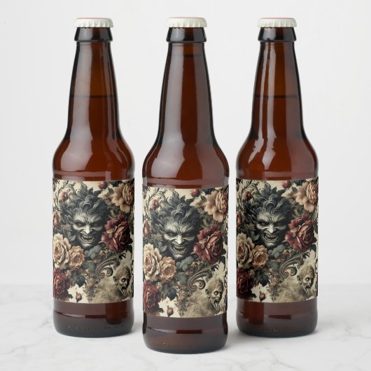 A Savage Sanctum - Gotisch Victoriaans ontwerp Bier Etiket (Flessen)