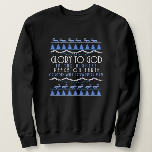A Savior Christ The Lord Christmas Trui (Design voorkant)