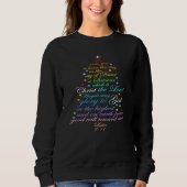 A Savior is Born Luke 2-11 Christmas Tree Shirts (Voorkant)